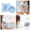 2 Pcs Bath Sponge with Drawstring,That Holds Bar Soap,for Cleansing