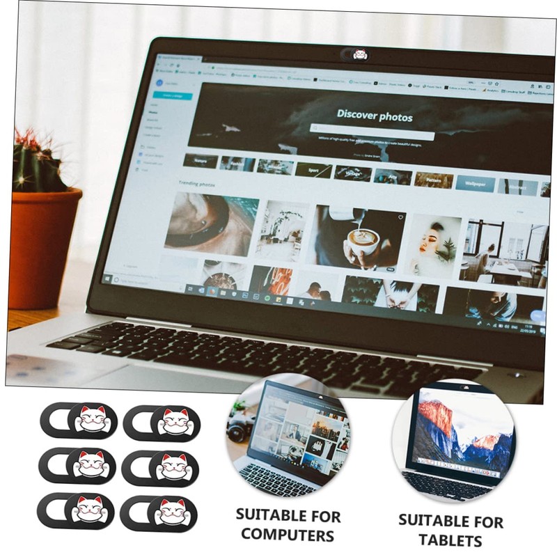 CIYODO 6pcs Laptop Privacy Cover Webcam Screen Shield Slide for