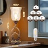 Scenekoy Antler Table Uplight Lamp for Living Room Bedroom, 20.5”