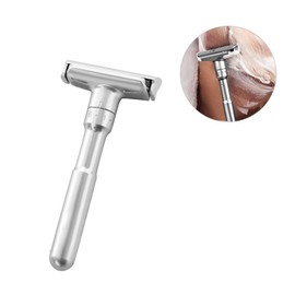 Soporte Para Maquinilla De Afeitar Manual De Doble Filo Para Hombre Maquinilla De Afeitar Ajustable Ligera 4.13X1.96X0.78In Diseño Moderno Para Afeitado Seguro En Casa Y Viajes
