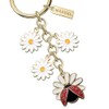 MONNEL Z637 Little Daisy and Ladybug Charms Pendants Keyring Keychain