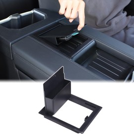 Aunginsy - Caja de almacenamiento oculta para reposabrazos compatible con Toyota Tundra 2022-2025, consola central, pasamanos, caja de almacenamiento de privacidad, bandeja organizadora, reposabrazos,