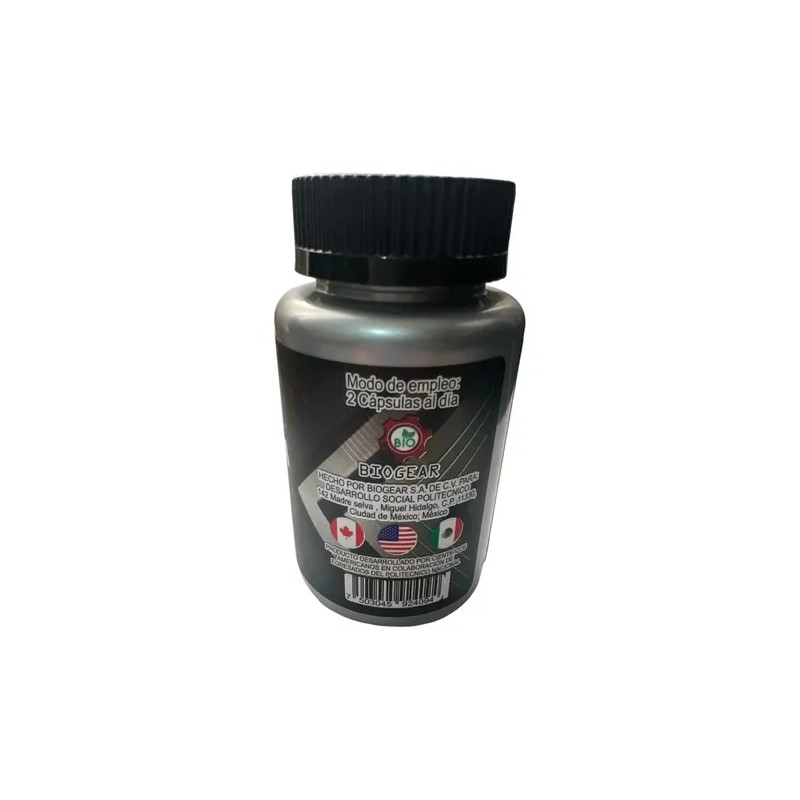 Suplemento L-Arginina Biogear en Cápsulas para Músculo