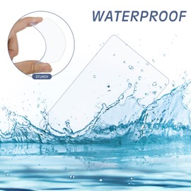 Yexiya Clear Plastic PVC Transparent Cards for ID Badge Printers Graphic Quality CR80 30 Mil Blank Business Name Card for Credit Fit Most Photo ID Badge Printers(200 Pcs)