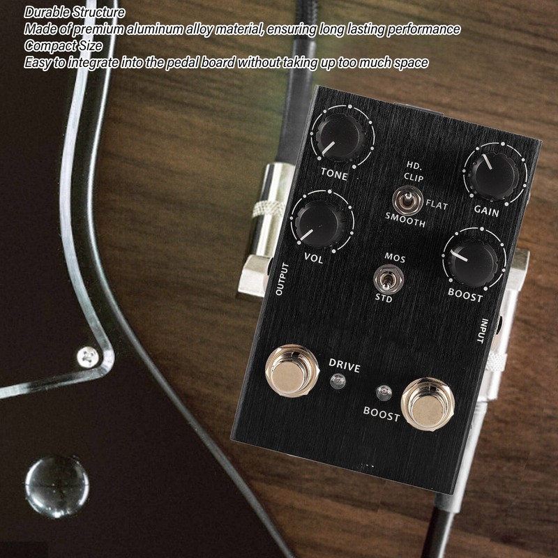 Guitar Effect Pedal Multifunctional Sound Volume Drive Tone Control Sound