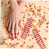 Healeved 120pcs Solid Nails Fake Nail Tips Full Cover Artificial