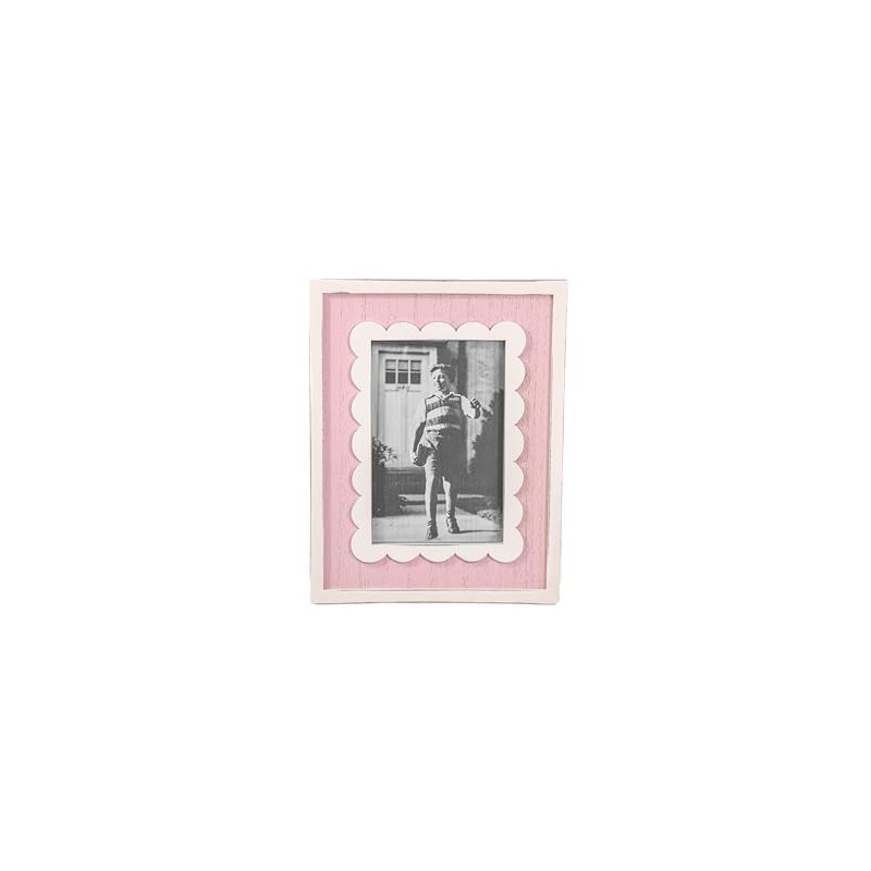 Sass & Belle Scalloped Photo Frame in Pink
