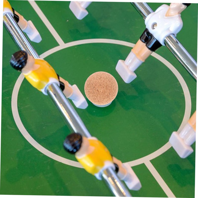 WHAMVOX 5Pcs Wood Foosball Table Balls Replacement Wooden Balls for