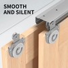 SongYung Bypass Sliding Door Hardware 48", Bypass Wardrobe Closet Door