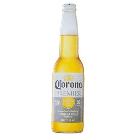 Corona Premier Bottle Shaped Tin Tacker Metal Sign | 22" Tall