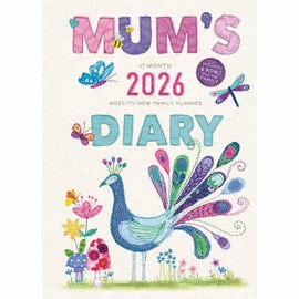 Mum's Fabric A5 Planner Diary 2025-2026