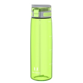 Super Sparrow Water Bottle - 1L - US Tritan BPA Free Straw Bottle - Suitable for Sports, School, Baseball, Outdoor, Camping, Training