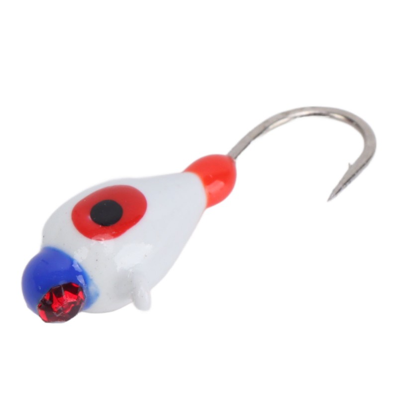 5 Pcs Winter Ice Fishing Jigs Kit Hooks Lures for