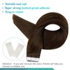 fshine fshine Brown Human Hair Tape in Extensions 16 Inch