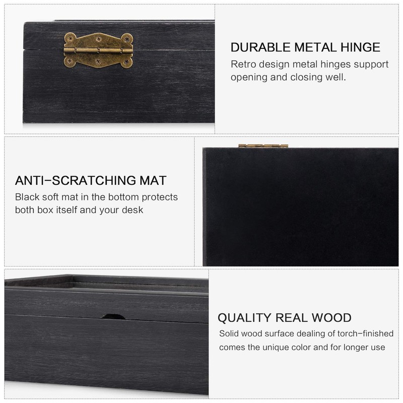 SRIWATANA Sunglasses Organizer Box, Christmas Gift, 6 Slot Eyeglasses Display