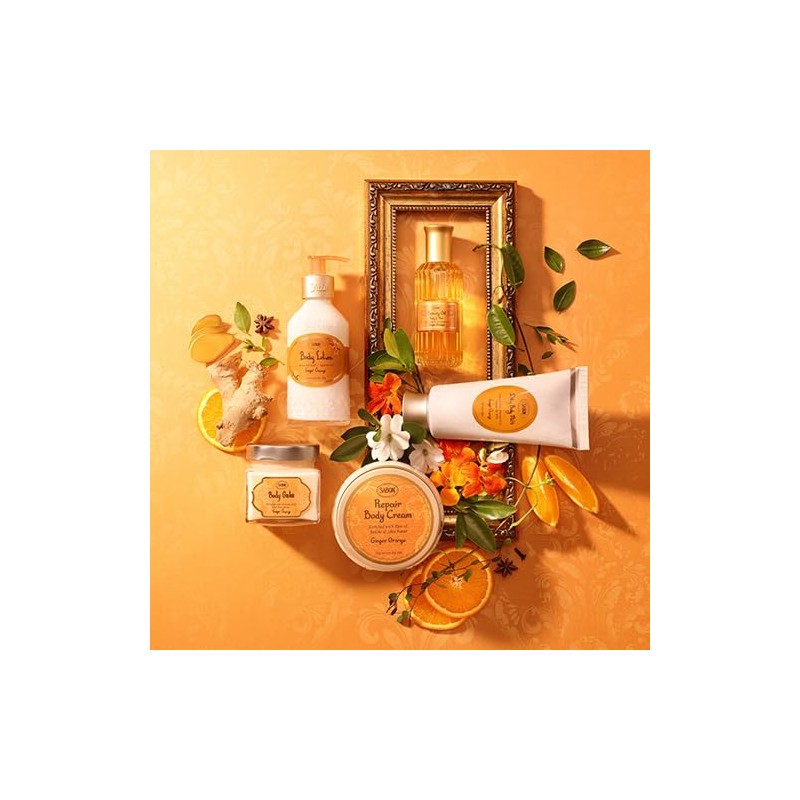 SABON Silky Body Milk, Ginger Orange, 6.8 fl oz (200