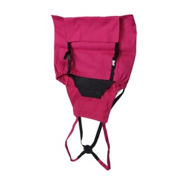 Topiky Fruit Picking Bag, Pardening Apron with Pockets and Harvest Bag, Vegetable Harvest, Apples, Berries, Garden Picking Bag, Large Capacity, Quick Release Garden Bag for Orchard, pink-red