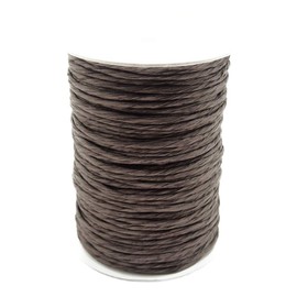Paper Cord (Thick) Approx. 328.4 ft (100 m) for Rakin Packaging Material Handmade Washi Thread (18 Dark Brown)