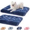 MOIRIG 2 Pack Washable Dog Bed, Deluxe Plush Dog Crate