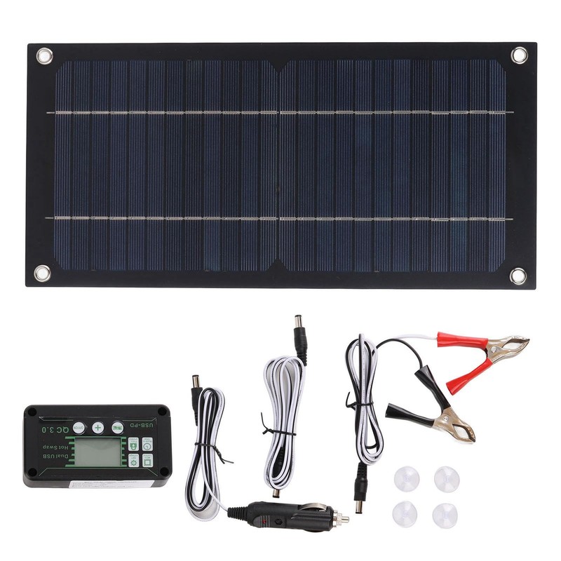 Solar Panel 600W Portable Solar Charger, Monocrystalline Silicon Controller Solar