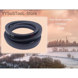 YYSoSTooL-Store 07234000 Snowblower Auger Drive Belt Fits Ariens snowblowers ST824 ST724 and ST524 (1/2" X 38.3")