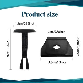 PACLVIO 20PCS Front Fender Bumper Cover Clip Pin Kit, Car Bumper Clips, 53879-58010 47749-58010 Engine Under Cover Push-Type Retainer Clips Replacement for Toyota Lexus Tacoma Avalon Camry Corolla