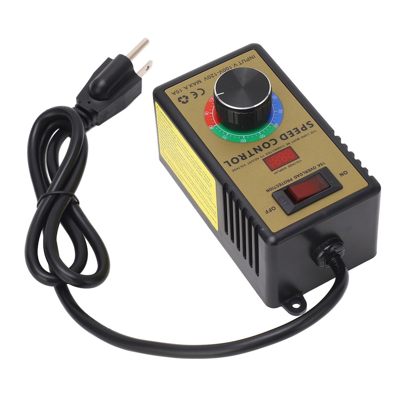 Speed Regulator Motor Fan Controller Stepless Speed Control Switch 15A