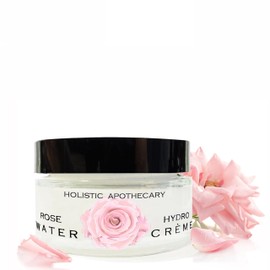 Rose Water Hydro Face Cream Provides Ultimate Hydration with Squlane & jojoba for Dry, Sensitive Skin & Mature Skin Types. Non Greasy Moisturize, Vitamin Rich Hydrating Face Cream Light Weight