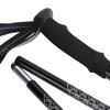 1Pair 5Sections Folding Damping Alpenstock Inner Lock Telescopic Hiking Walking