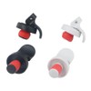 4Pcs Wine Stoppers,Plastic Wine Cork Plug Reusable Wine Bottle Airtight