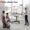 Perlegear Rolling TV Stand for 23-60 Inch LED Flat Screen/Curved
