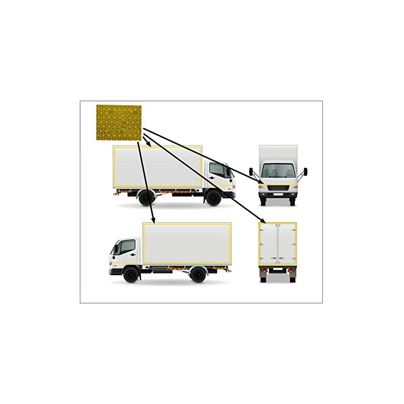 Prolac Reflective Contour Marking, 10 Metre Marking with Striking Colour,