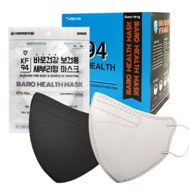 Right health mask BaroHealth Saebeak-type Mask KF94 Seburi-type Health Use Large Size 50 sheets / 바로건강 새부리형마스크 KF94 세부리형 보건용 대형 50매