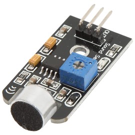 Módulo de Detección de Sonido del Micrófono, Módulo de Sonido de Micrófono Amplificador, Ajustable de Alta Sensibilidad Módulo de Detección de Sonido para Proyectos para Detección de Voz