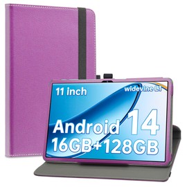 LiuShan Rotating Case for OUKITEL OT11 Tablet, 360° Rotating Stand Function Case for OUKITEL OT11 / OUKITEL OT12 Tablet Android 11 Inch Tablet, Purple