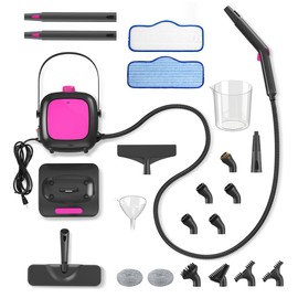 Steam Cleaner,Heavy-duty Steam Cleaners for Home,Detachable Handheld Steamer for Cleaning,248°F Steam Mop for Floors, Cars,Furniture,Tiles, Kitchen,Bathroom,Grout and More,21-Piece Kit Include