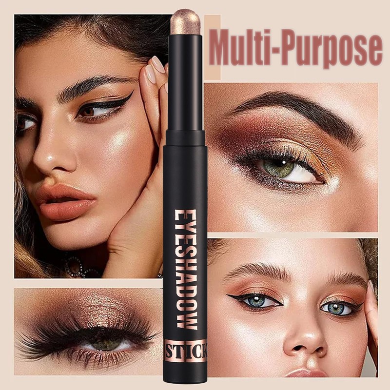 Brown Shimmer Eyeshadow Stick Cream Eye Shadow, Glitter Eyeshadows Pencil