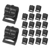 TIXIPEM 0.51IN Tent Pole Clips [20PCS] - C-Shaped Clamp Use