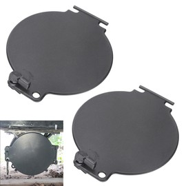 HTJYMY 2 Pack Replacement Hatch Door for D&W Super Tube & Slider Sewer Hose Camper, Black, Replacement Hatch Sewer Hose Carrier Cover