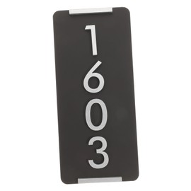 WOONEKY Elegant House Address Plaque Mailbox Plaques for Home Office