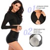 NESY Womems Swimsuits Long Sleeve Two Piece Rash Guard UV