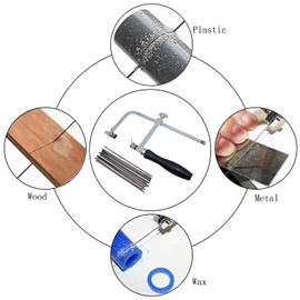 JINTONG Saw Frame, Jewelry Making Tools and Tools, Promate, Deluxe, Includes 144 Hardened Blades