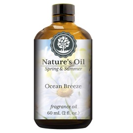 Ocean Breeze Fragrance Oil (60ml) For Diffusers, Soap Making, Candles, Lotion, Home Scents, Linen Spray, Bath Bombs, Slime