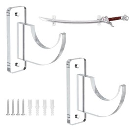 INHEMING Lightsaber Stand Wall Mount, Sword Holder Wall Mount, Samurai Sword Holder for Katana, Lightsaber and Wand at Home