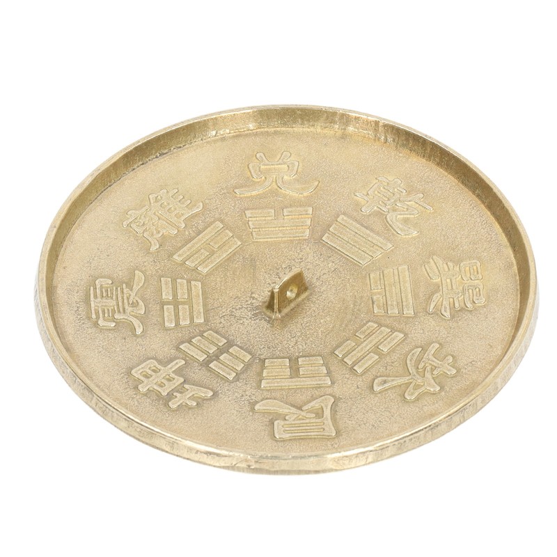 Feng Shui Brass Concave Bagua Mirror Good Luck Anti Rust