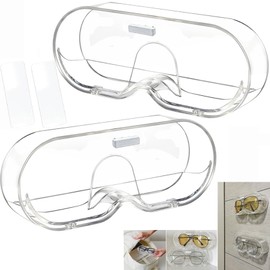 Glasses Storage Sunglasses Organiser Glasses Holder Wall Pack of 2 Stackable Glasses Box for Glasses Storage or Hanging Glasses Aesthetic Room Decoration for Desk, Bedside Tables