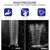 Filtered Shower Head with Handheld - 9 Spray Modes High