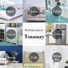 Tsnamay 2" Self Adhesive Bed and Furniture Risers,Lift Furniture Risers