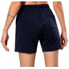 Ksmien Bermudas de algodón de punto para mujer con bolsillos