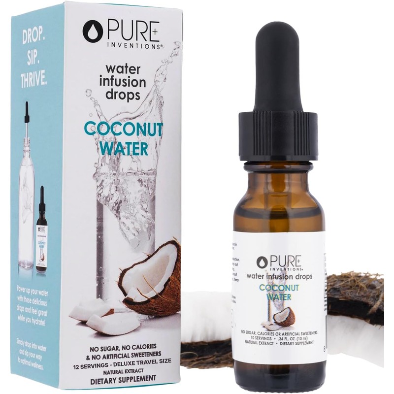 Pure Inventions - Gotas de Infusión de Agua de Coco